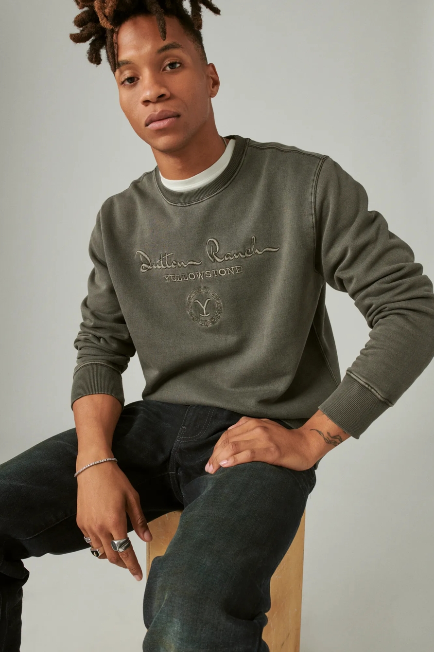 YELLOWSTONE DUTTON RANCH CREW NECK SWEATSHIRT, image 4