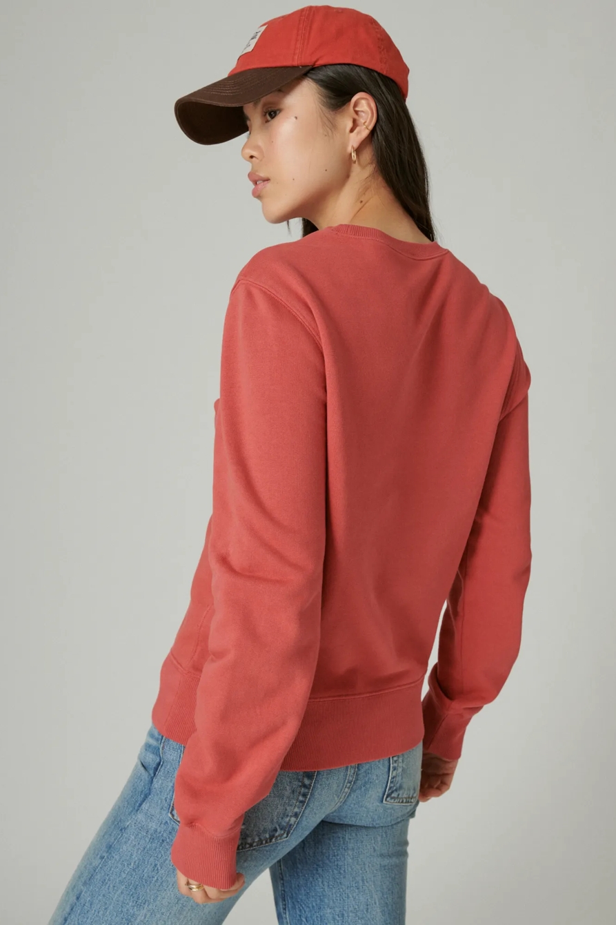 COCA-COLA COTTON FLEECE CREW NECK SWEATSHIRT, image 9