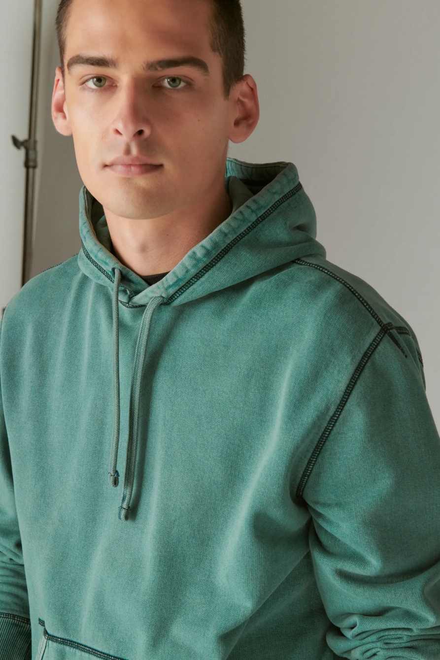 ACID WASH LEAF HOODIE, image 4