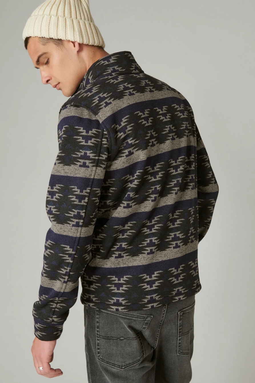 LOS FELIZ HALF ZIP MOCKNECK, image 3