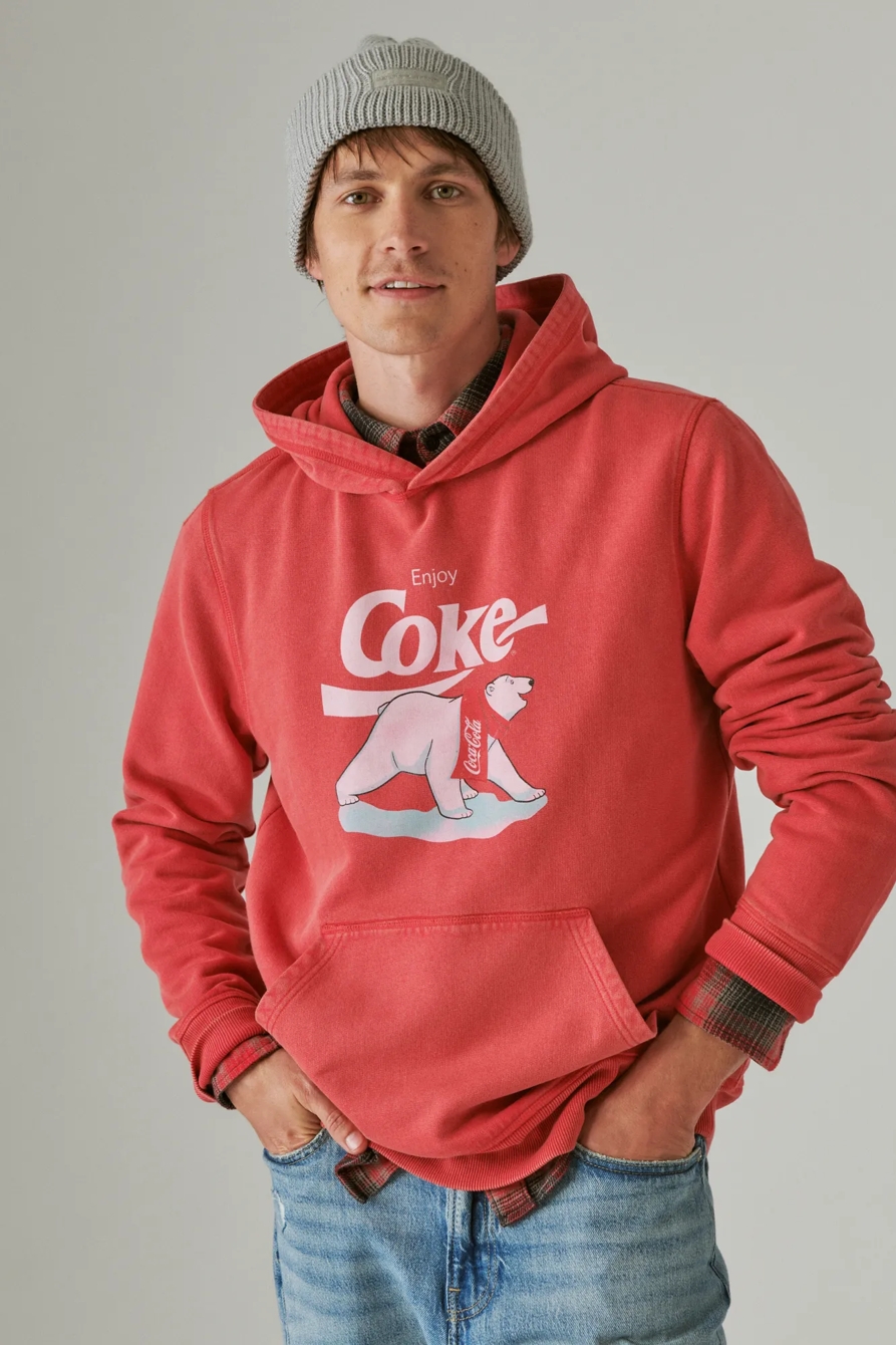 COCA COLA BEAR HOODIE, image 3