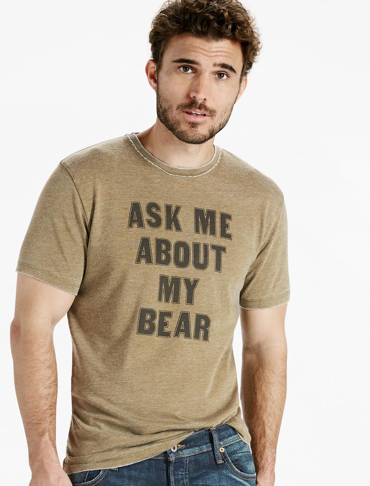 ASK ME ABOUT MY BEAR TEE, image 1