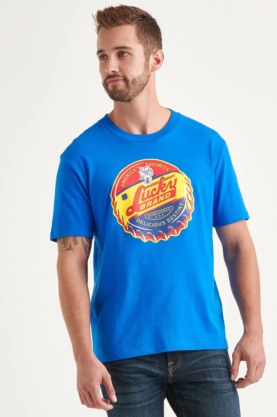 Totally Lucky Bottle Cap Tee, image 2