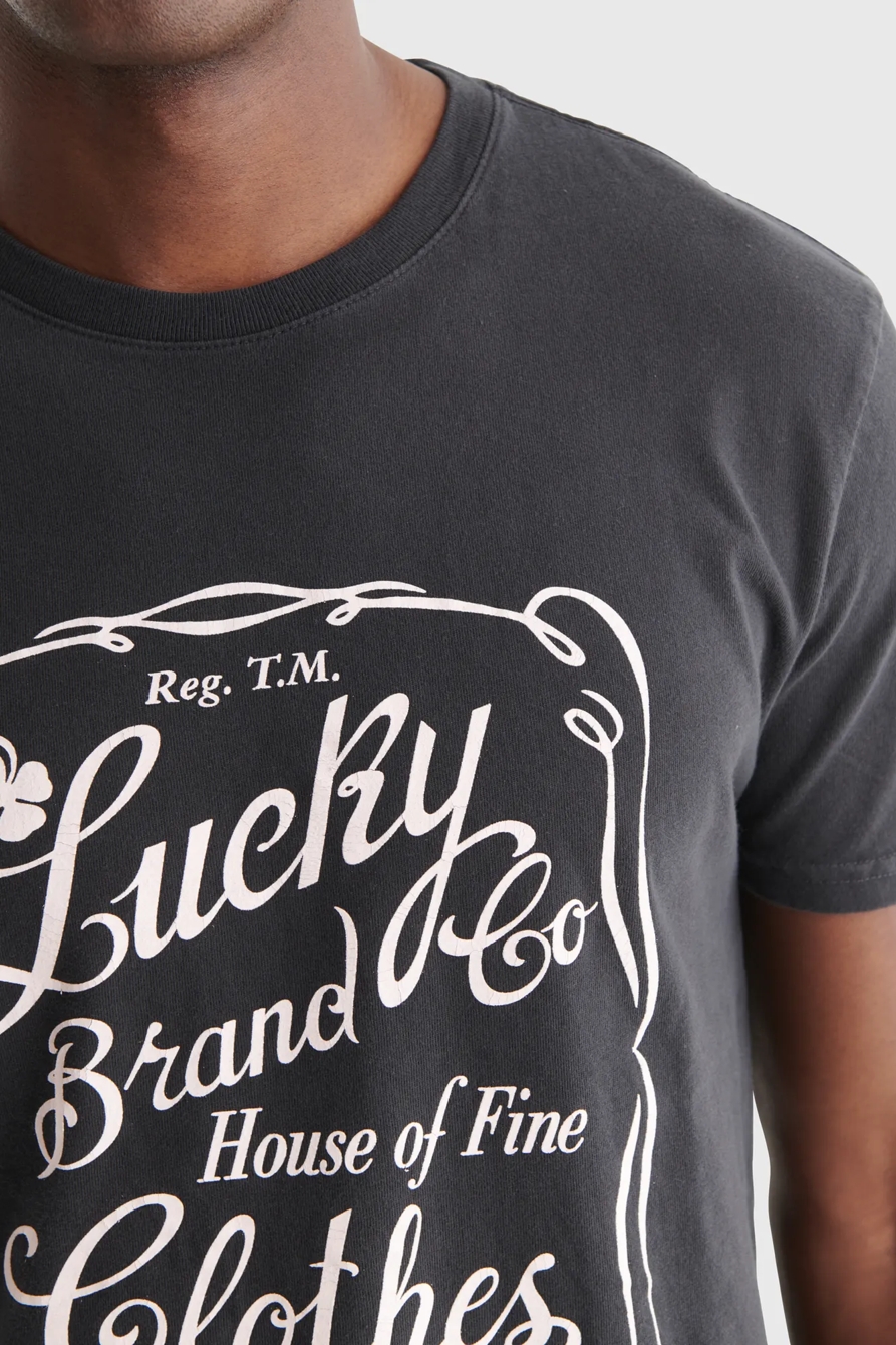 LUCKY OL SKOOL PLAQUE TEE, image 3