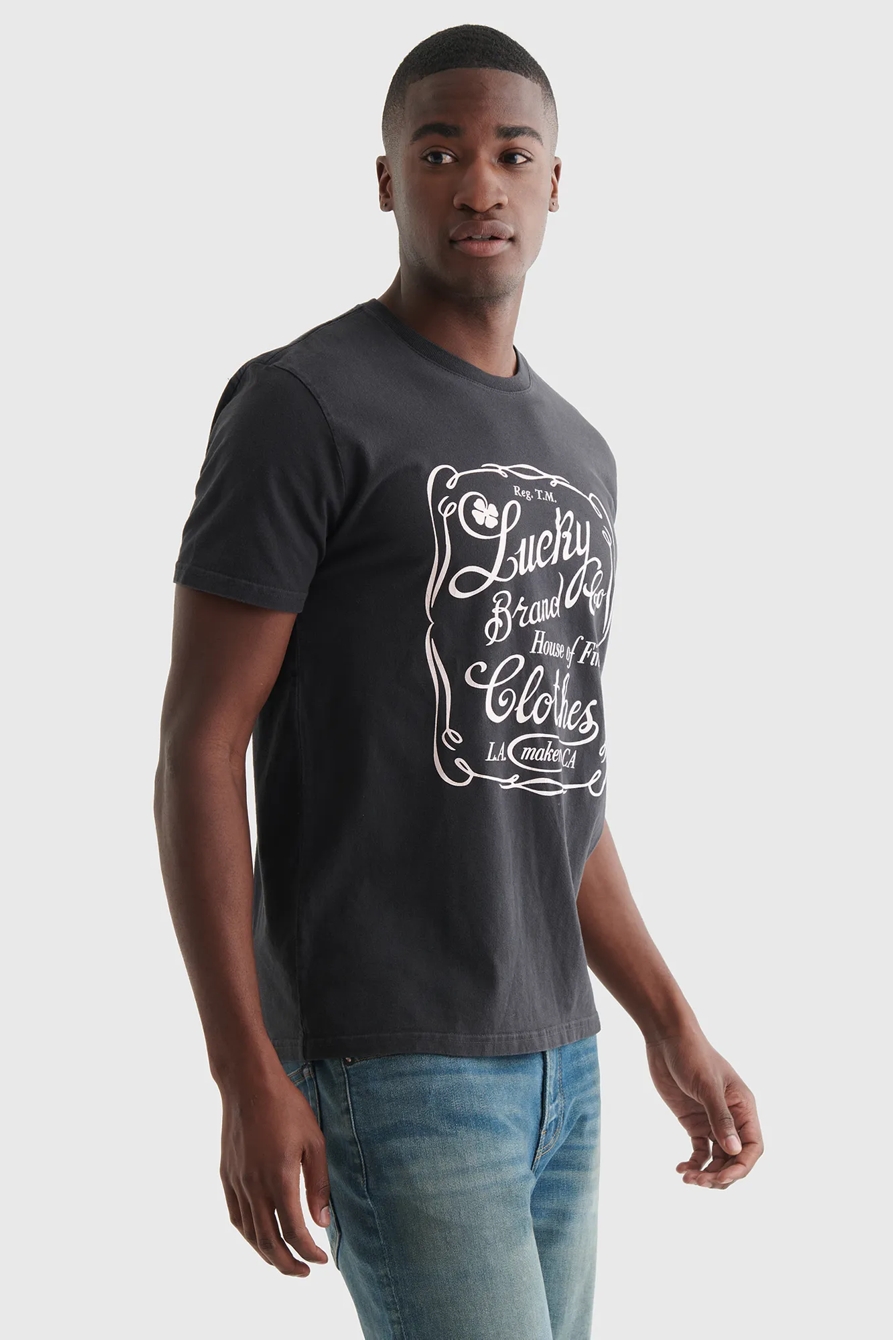 LUCKY OL SKOOL PLAQUE TEE, image 4