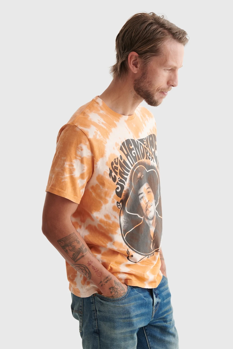 JIMI HENDRIX TIE DYE TEE, image 3