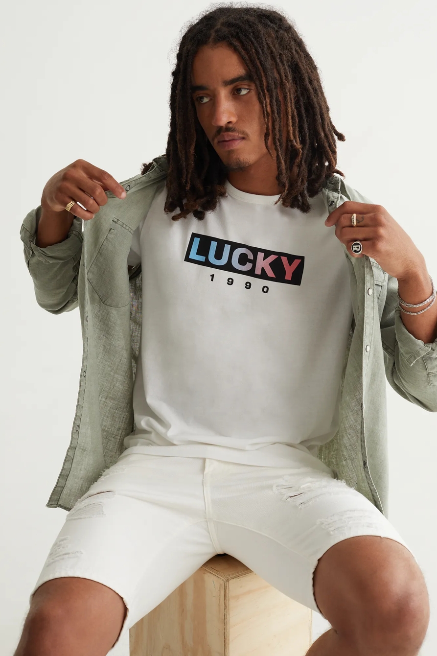 LUCKY BAR LOGO TEE, image 5