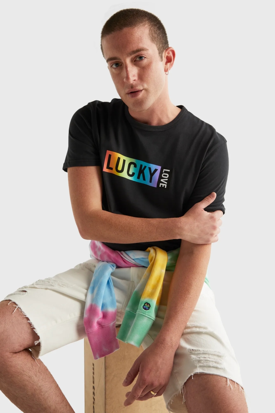 PRIDE LUCKY LOGO GENDER NEUTRAL TEE, image 6