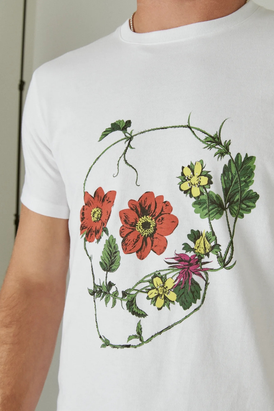 SKULL BOTANICAL TEE, image 5