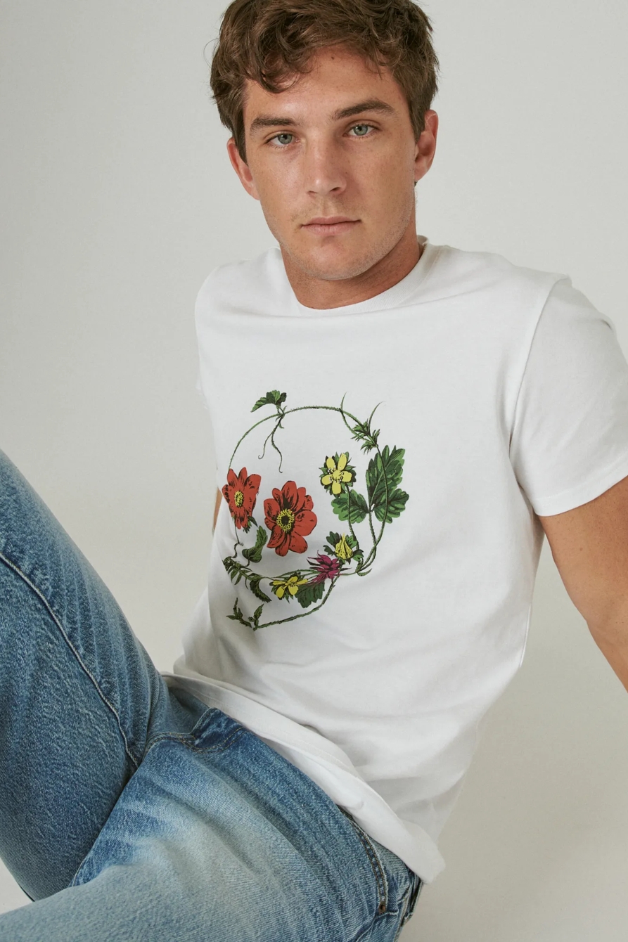 SKULL BOTANICAL TEE, image 6