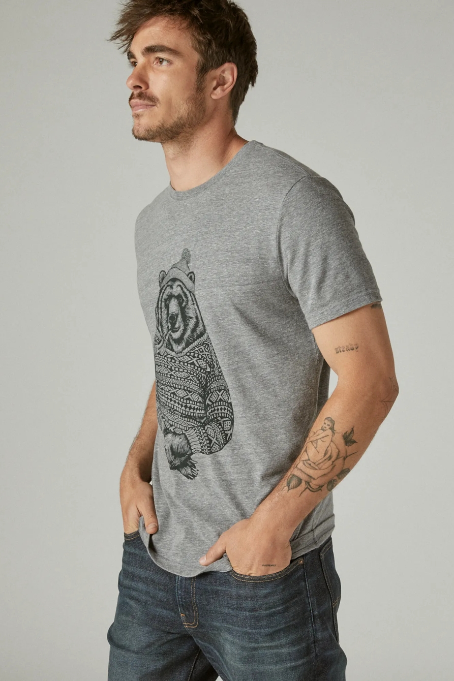BEAR SWEATER GRAPHIC TEE, image 3
