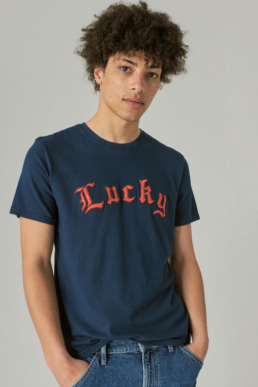 VINTAGE LUCKY GOTHIC GRAPHIC TEE, image 1