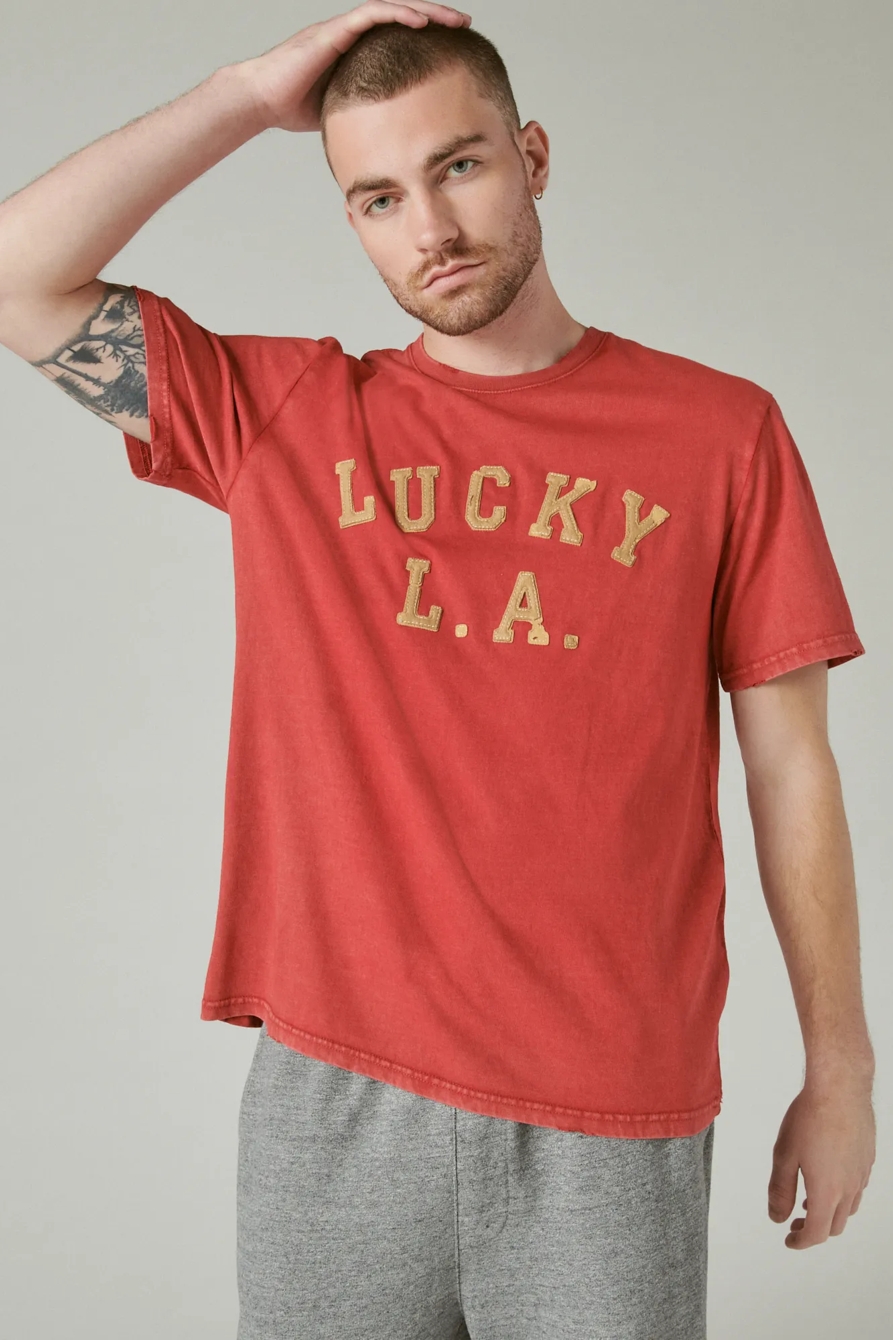VINTAGE LUCKY LA GRAPHIC TEE, image 1