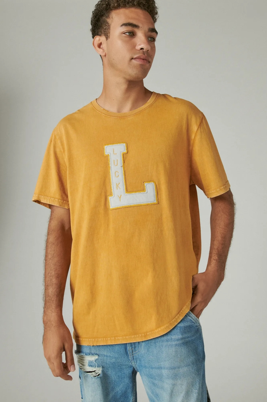 VINTAGE LUCKY BIG L GRAPHIC TEE, image 1