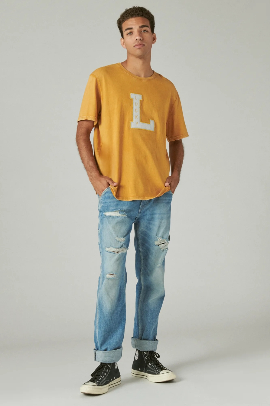 VINTAGE LUCKY BIG L GRAPHIC TEE, image 2