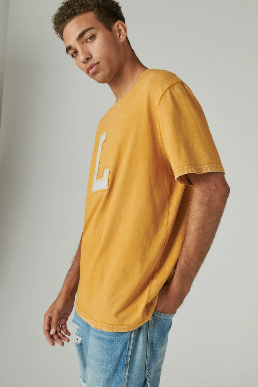 VINTAGE LUCKY BIG L GRAPHIC TEE, image 3
