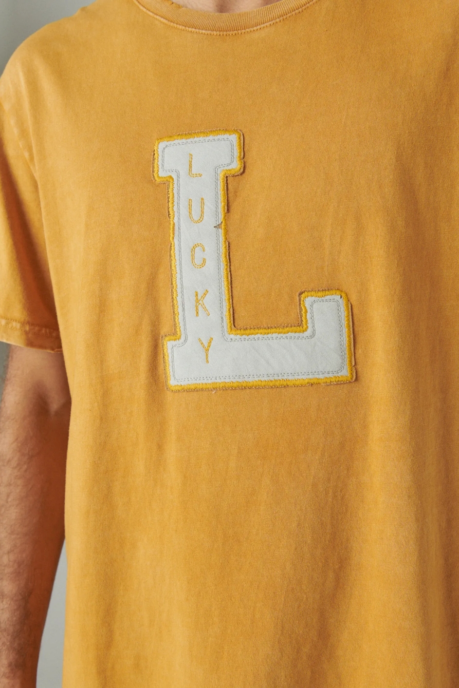 VINTAGE LUCKY BIG L GRAPHIC TEE, image 5