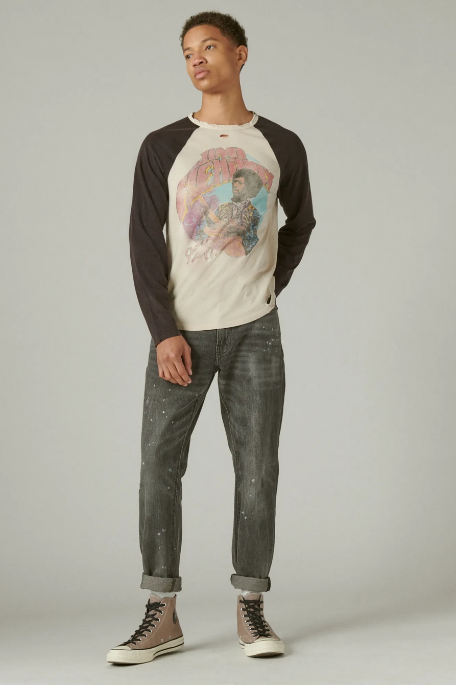JIMI HENDRIX BASEBALL GRAPHIC TEE, image 2