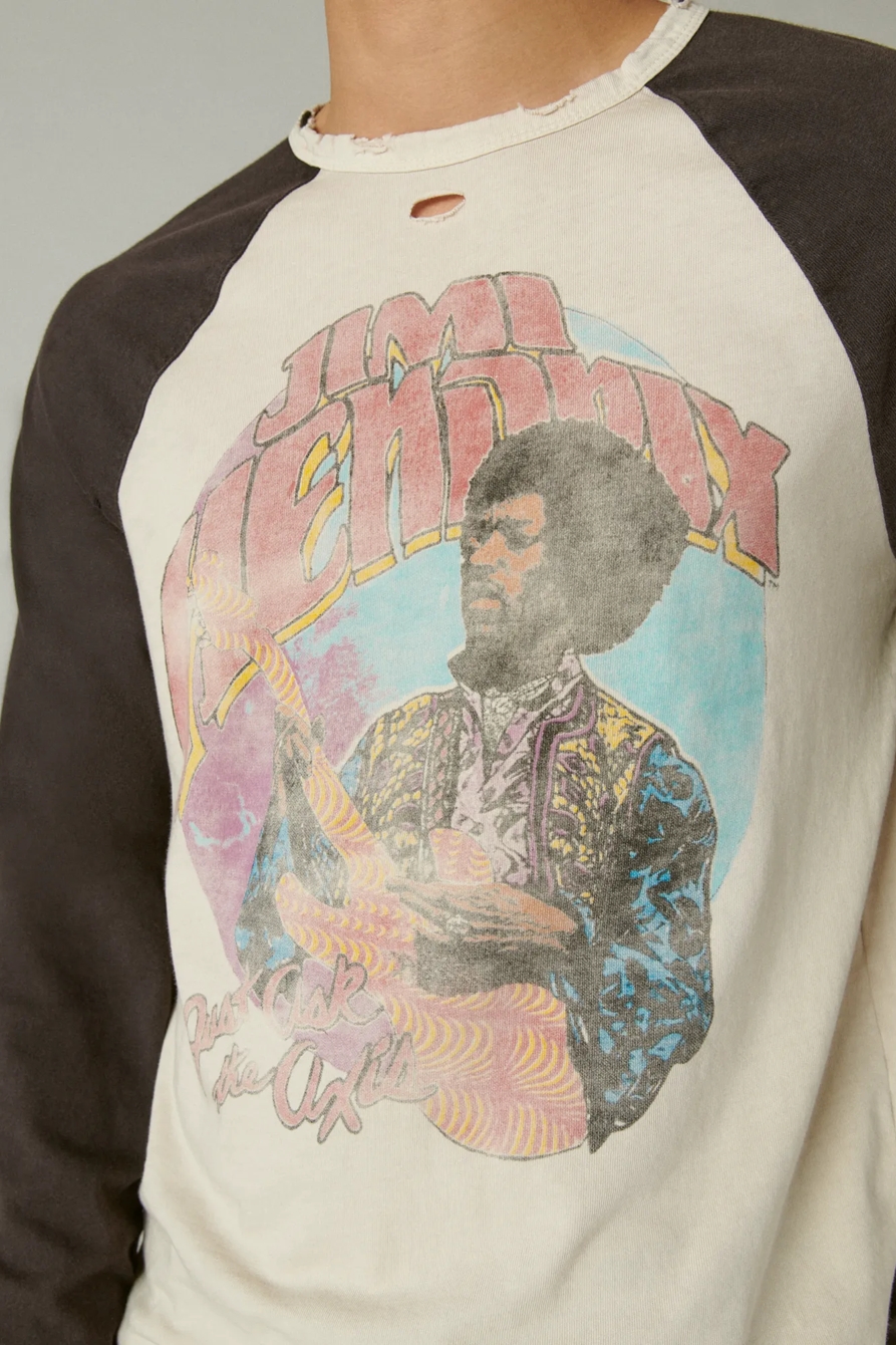 JIMI HENDRIX BASEBALL GRAPHIC TEE, image 4