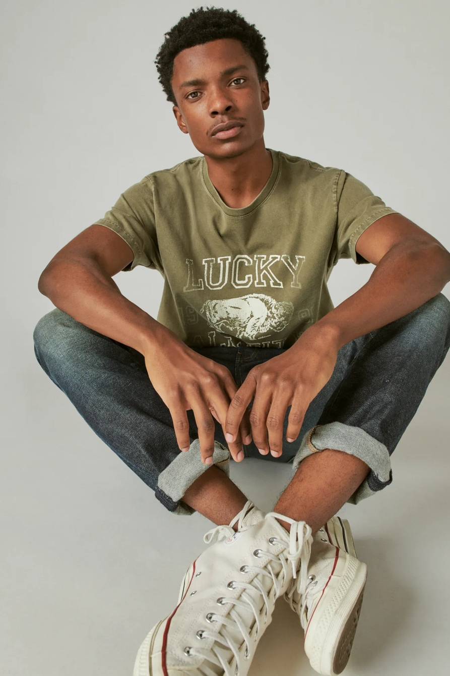 LUCKY BISON GRAPHIC TEE, image 6
