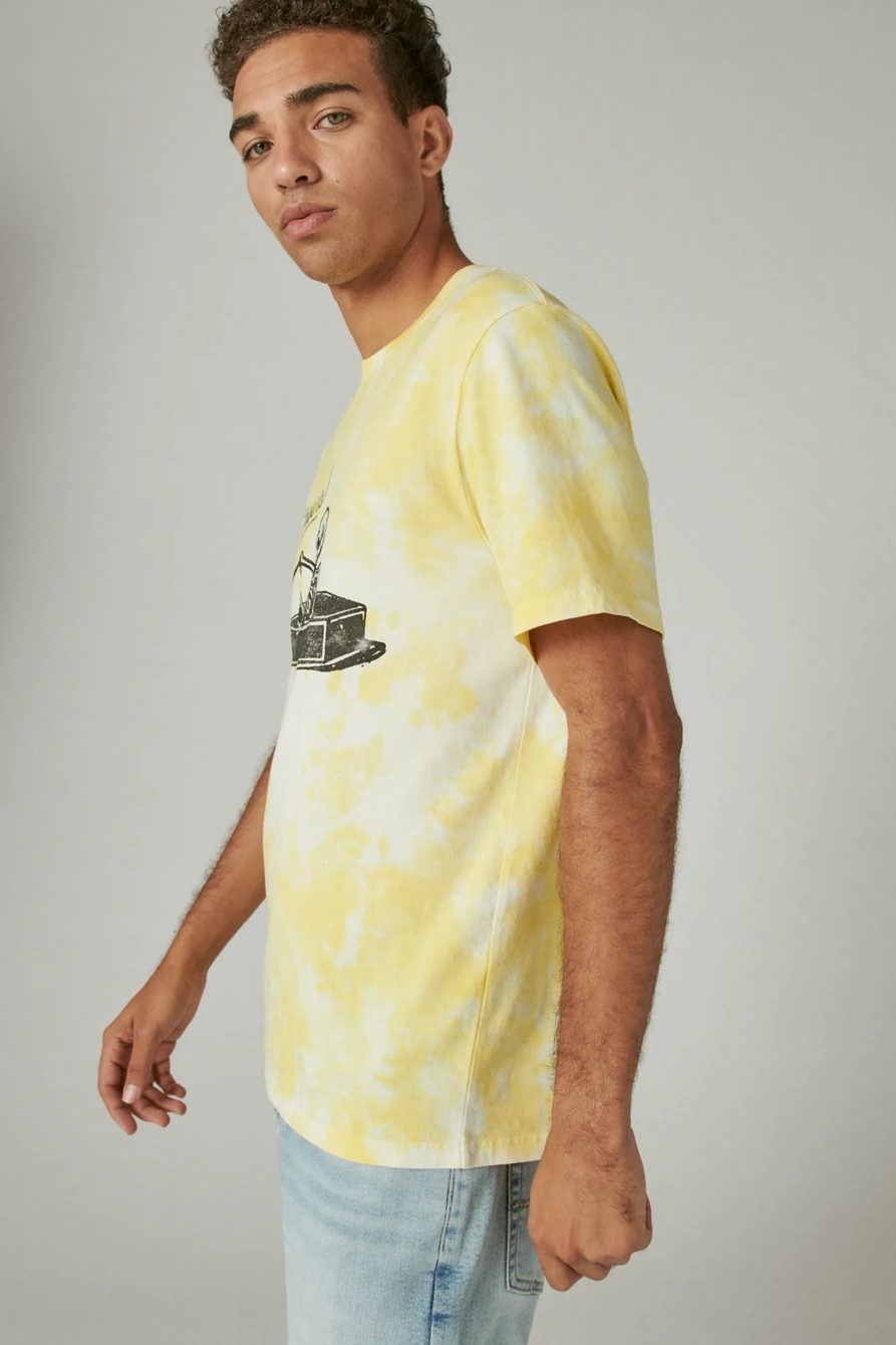CHEERS TIE DYE GRAPHIC TEE, image 3