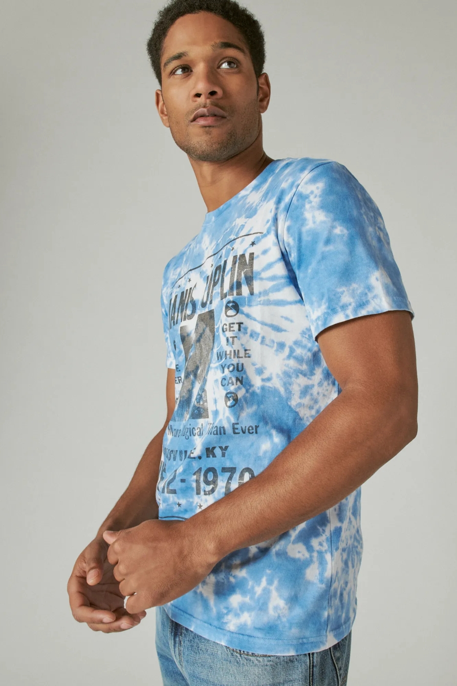 JANIS JOPLIN KOZMIC TIE DYE GRAPHIC TEE, image 3