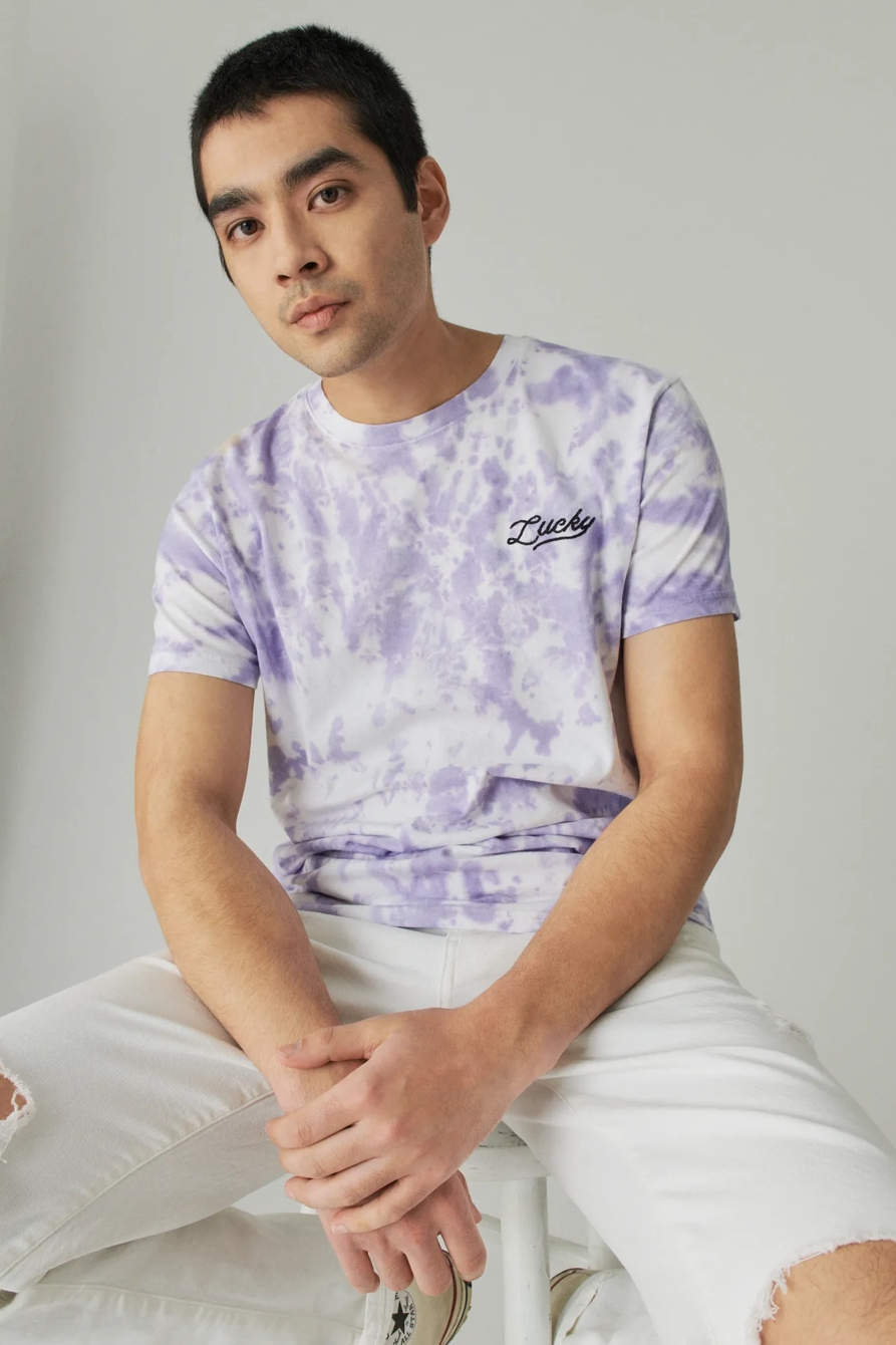 LUCKY COLLECTION TIE DYE GRAPHIC TEE, image 6
