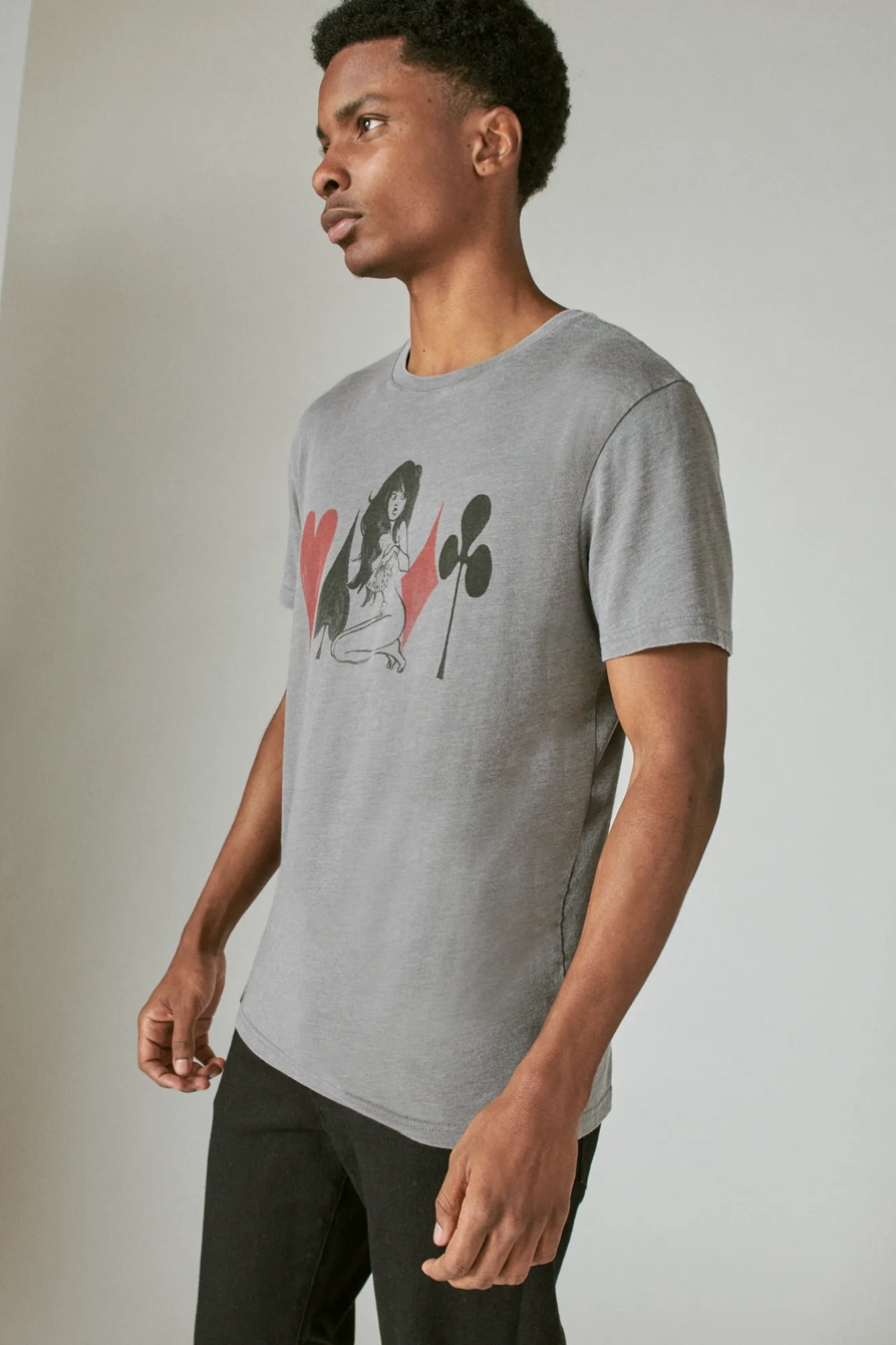 CARD GIRL GRAPHIC TEE, image 3