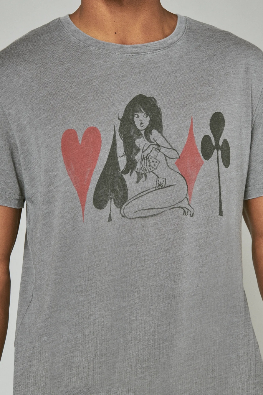 CARD GIRL GRAPHIC TEE, image 5