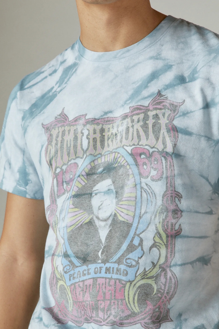 JIMI GIG POSTER TIE DYE GRAPHIC TEE, image 5