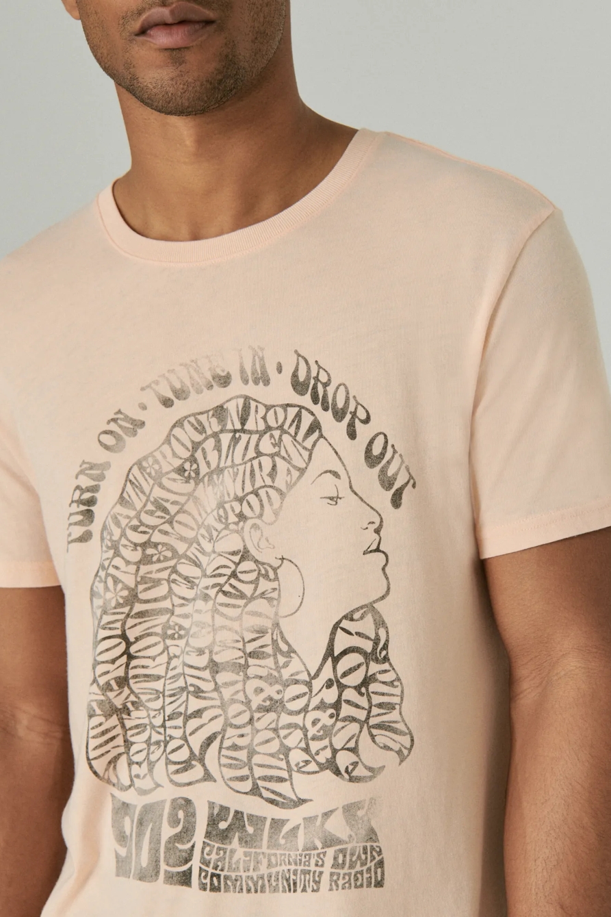 TURN ON TUNE IN GRAPHIC TEE, image 5