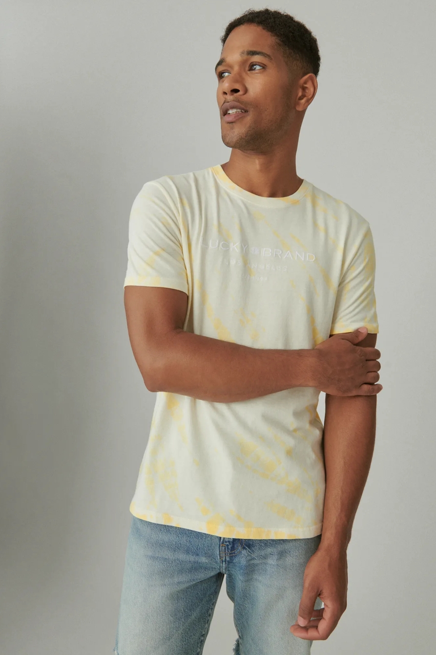 TIE DYE LOGO GRAPHIC TEE, image 2