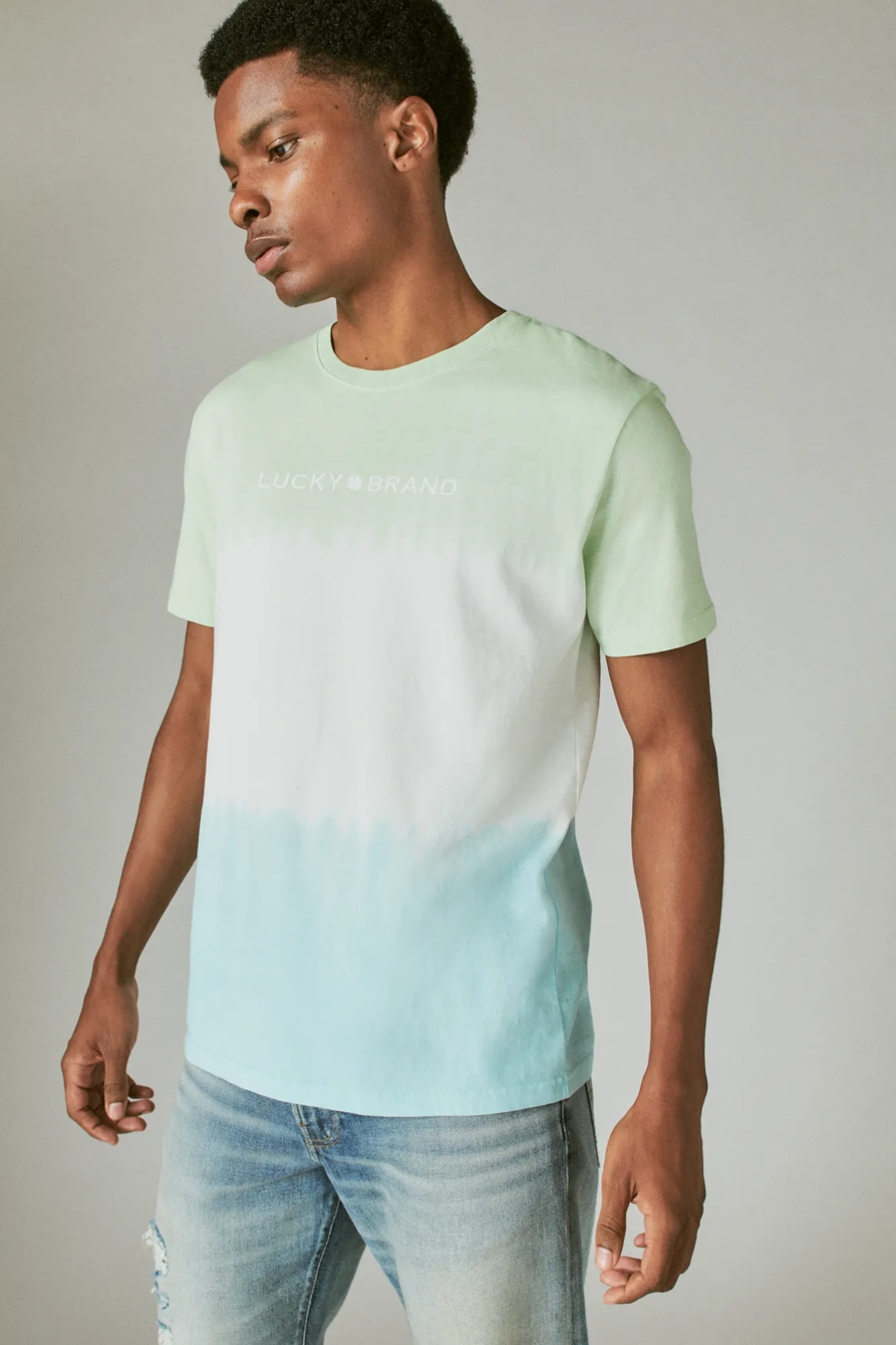 TIE DYE LOGO GRAPHIC TEE, image 2