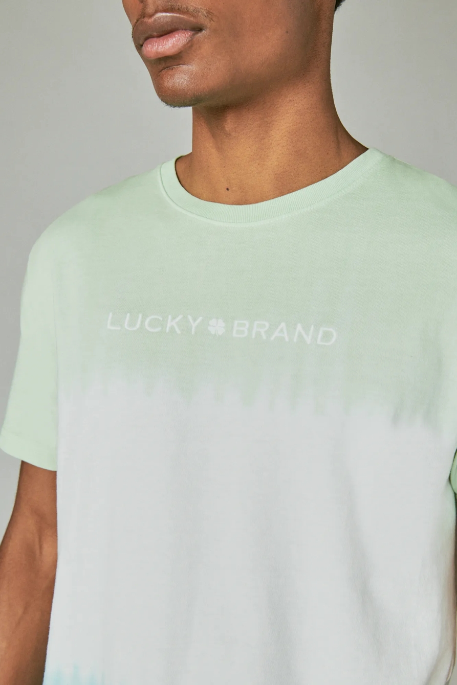 TIE DYE LOGO GRAPHIC TEE, image 4