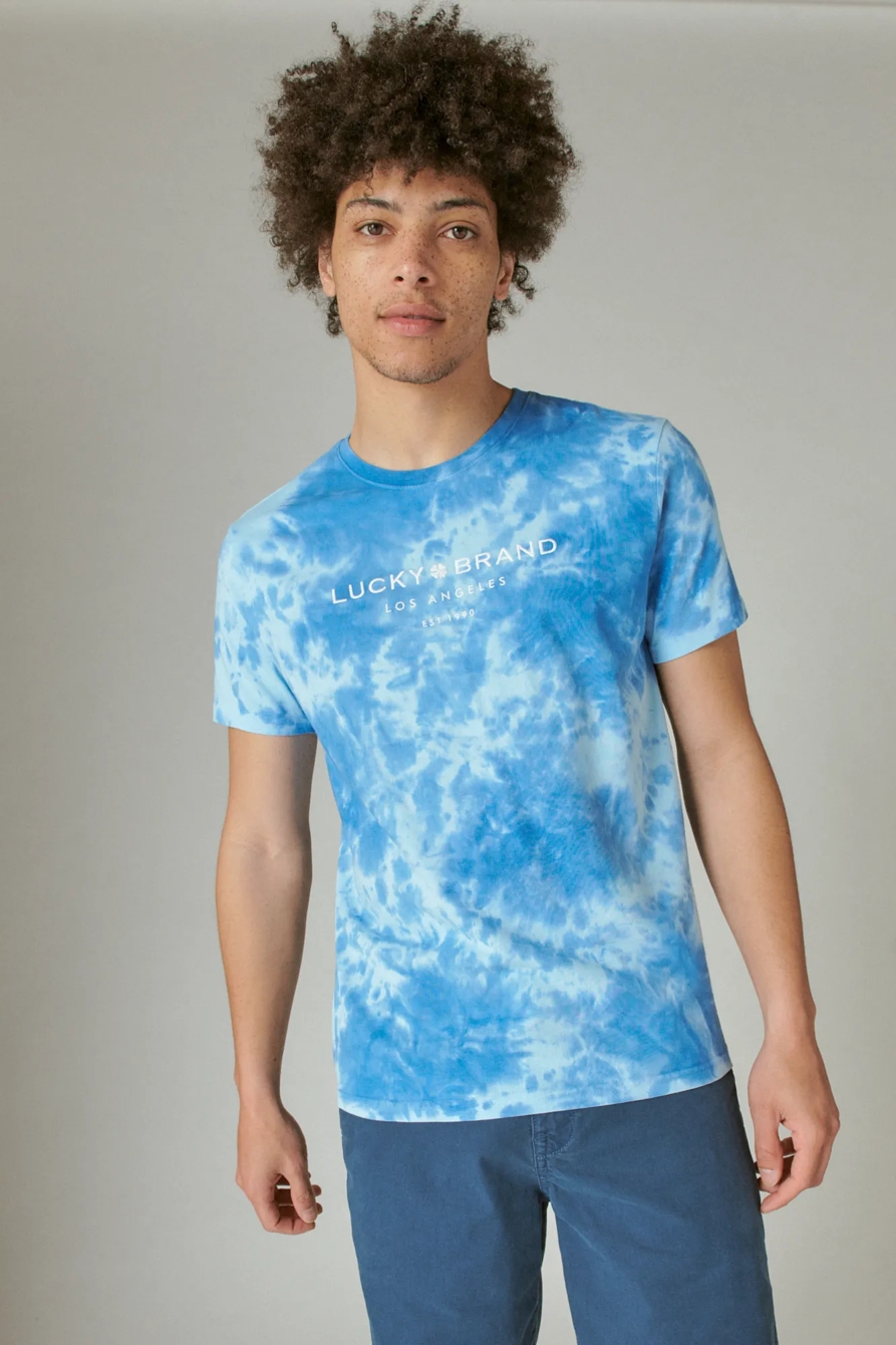 TIE DYE LOGO GRAPHIC TEE, image 2