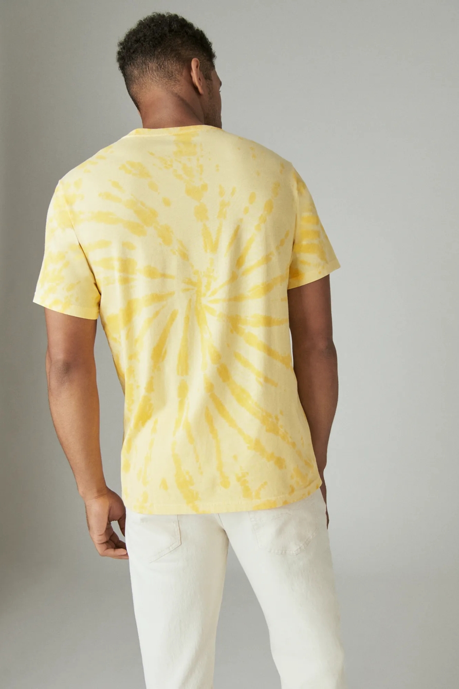 SANTA MONICA TIE DYE GRAPHIC TEE, image 2