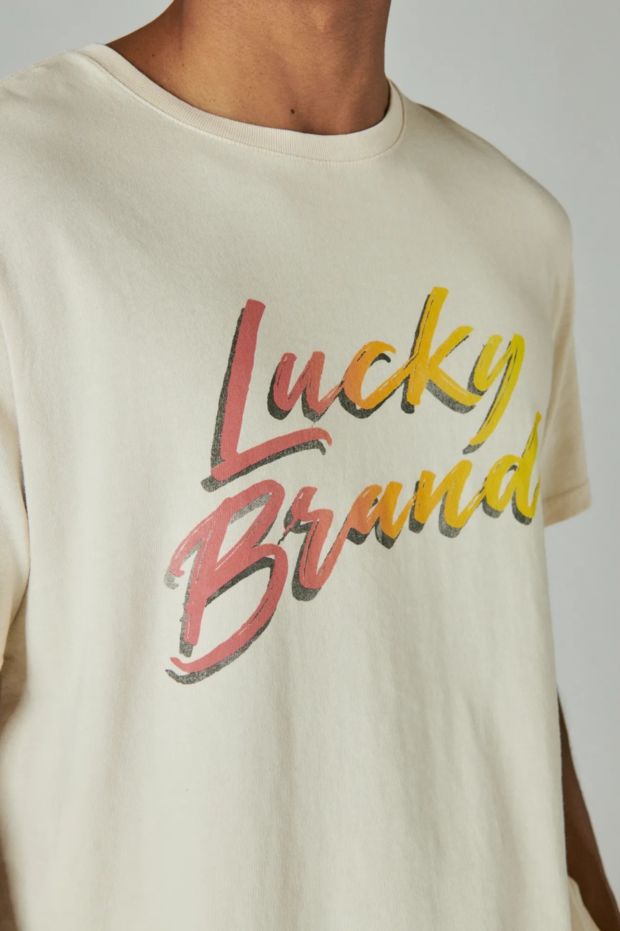 LUCKY BRUSH LOGO GRAPHIC TEE, image 6