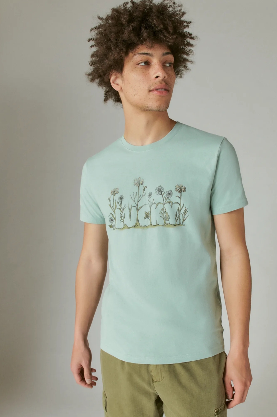 LUCKY FLOWERS GRAPHIC TEE, image 2