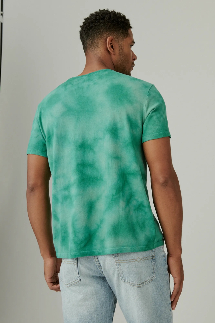 LUCKY MARBLE WASH LOGO GRAPHIC TEE, image 3