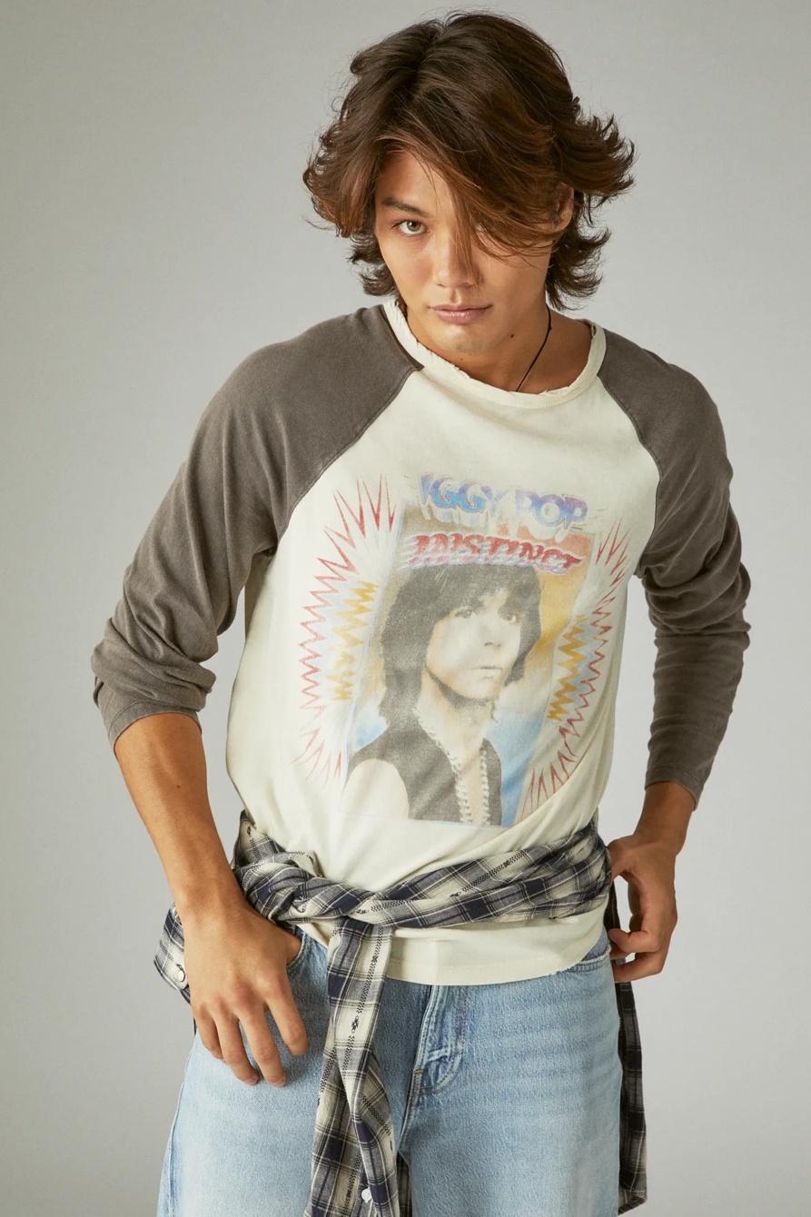 IGGY POP INSTINCT BASEBALL GRAPHIC TEE, image 2