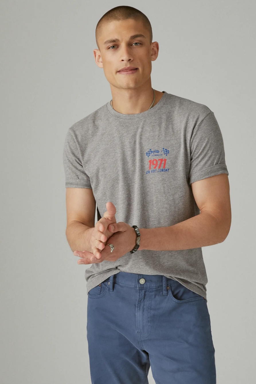 ON ANY SUNDAY FLAG TEE, image 2