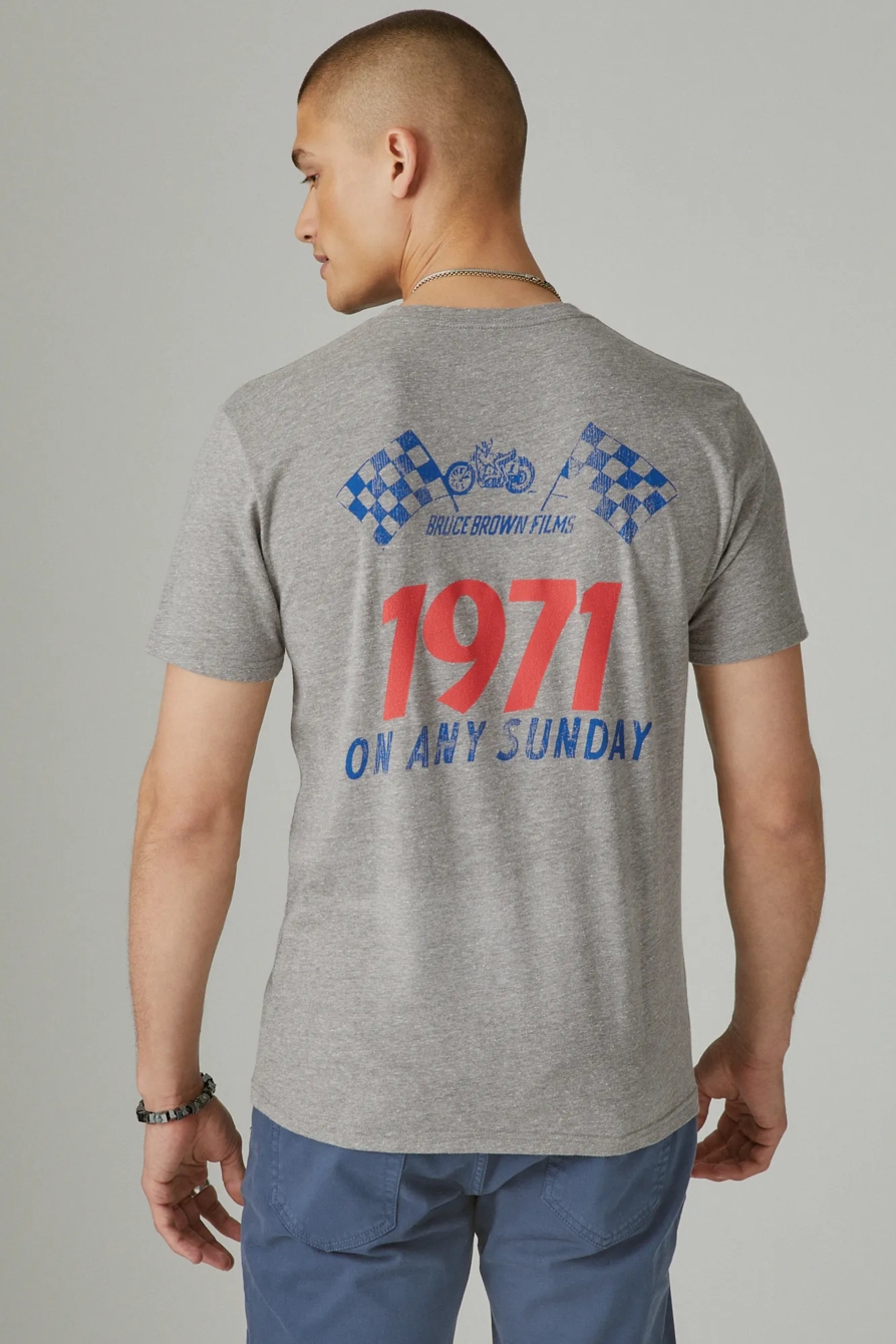 ON ANY SUNDAY FLAG TEE, image 3