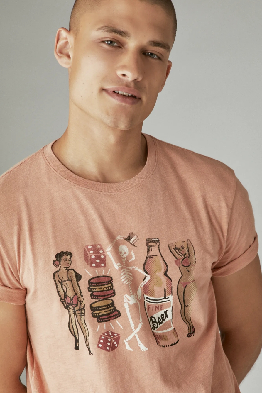 GAMBLING TIME GRAPHIC TEE, image 3