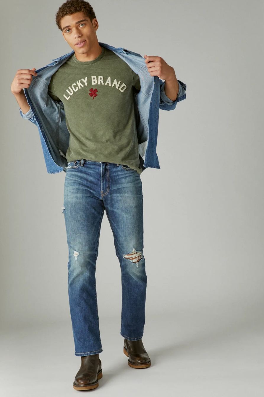 LUCKY LOGO CLOVER GRAPHIC TEE, image 4