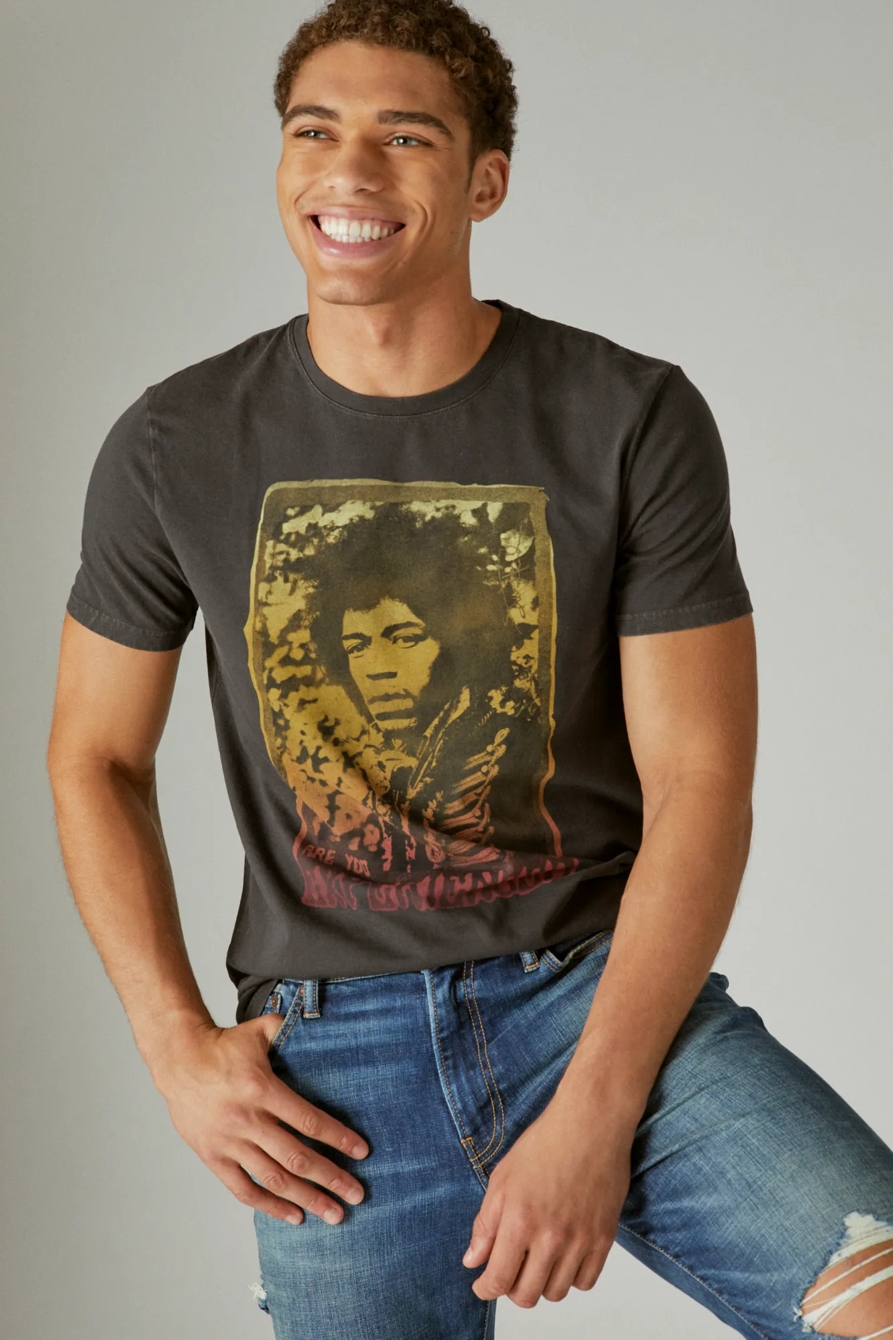 JIMI HENDRIX POSTER GRAPHIC TEE, image 1