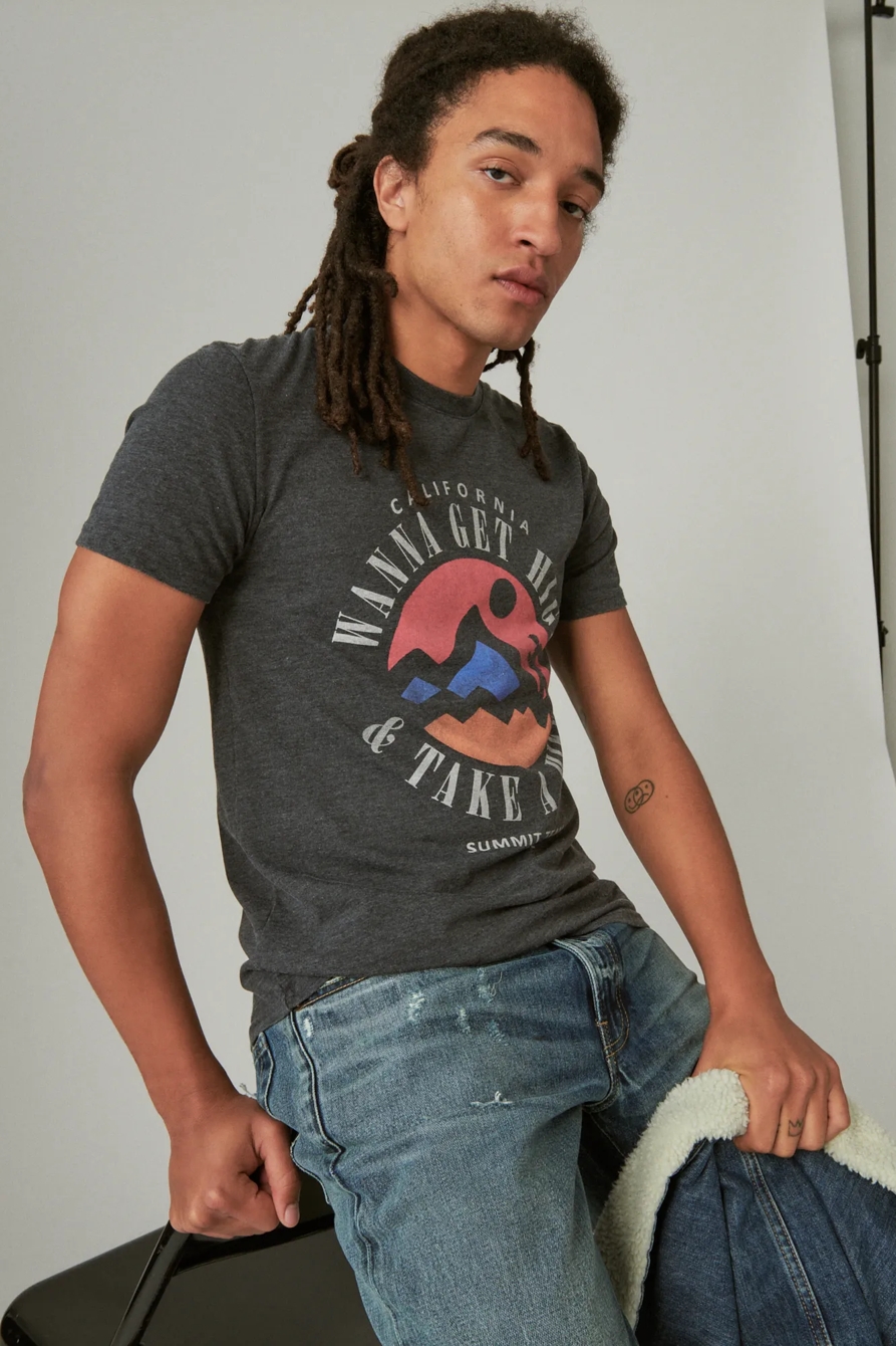 HIGH AS A HIKE GRAPHIC TEE, image 1
