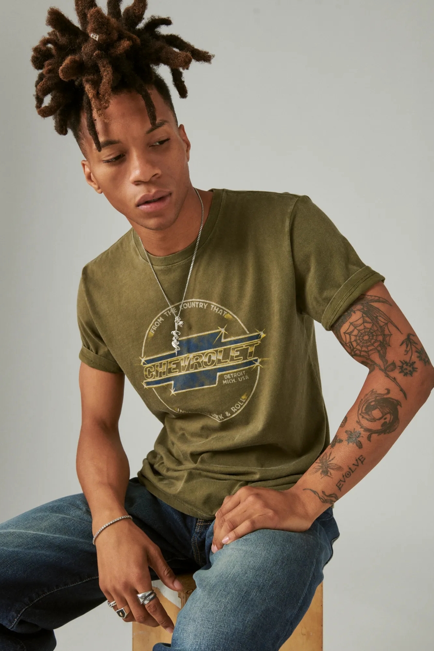 ROCK & ROLL CHEVY GRAPHIC TEE, image 3