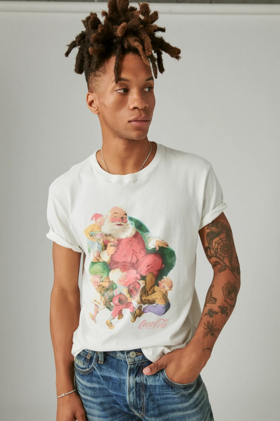 COKE SANTA GRAPHIC TEE, image 2