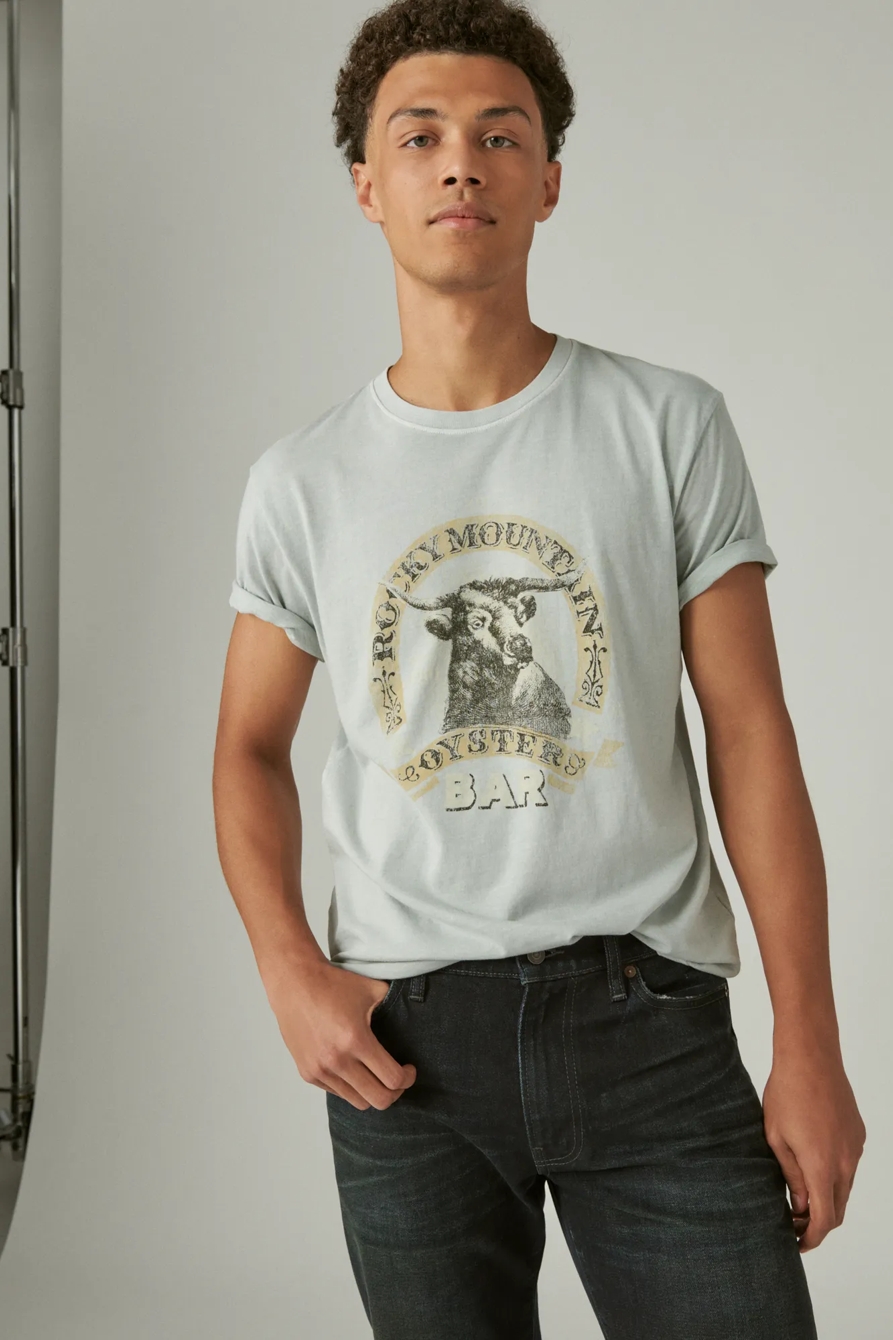 ROCKY MOUNTAIN OYSTER BAR GRAPHIC TEE, image 2