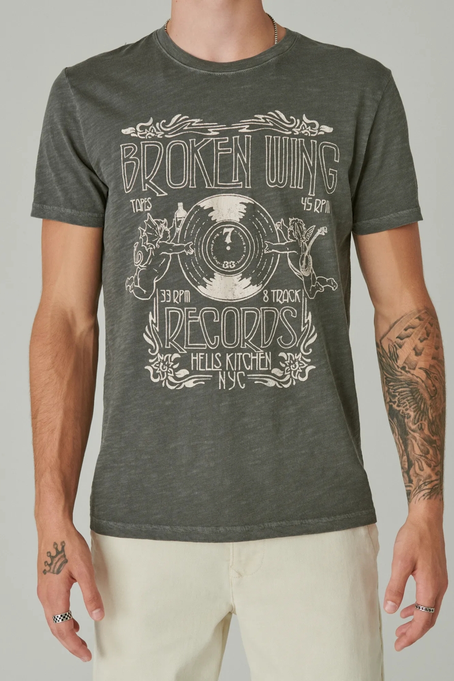 BROKEN WINGS RECORDS TEE, image 2